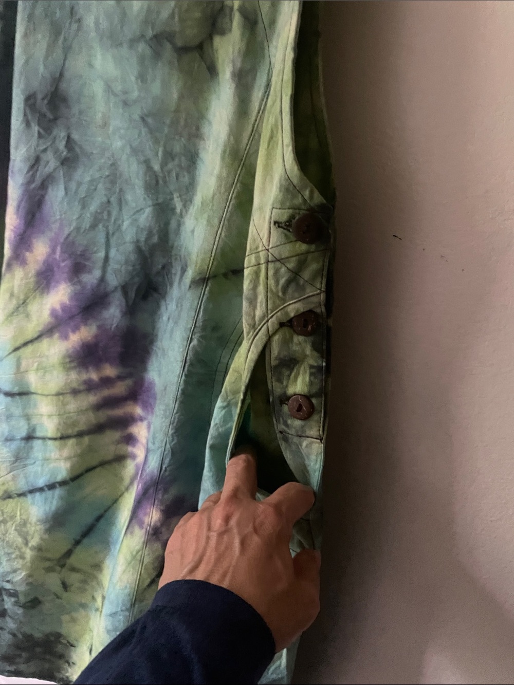 Gypsy Rose Green Tie-Dye dress- Gypsy Rose - Picture 7 of 8